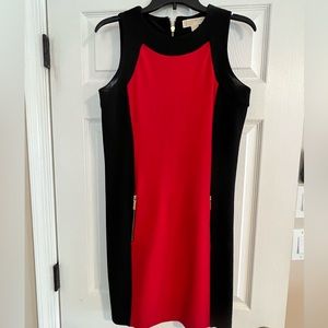 Michael Kors Red & Black Dress